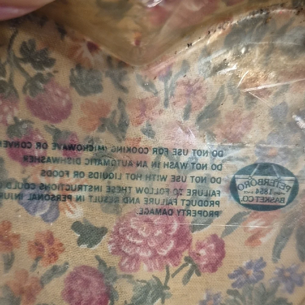 Peterboro Floral Heart Shaped Basket With Liner